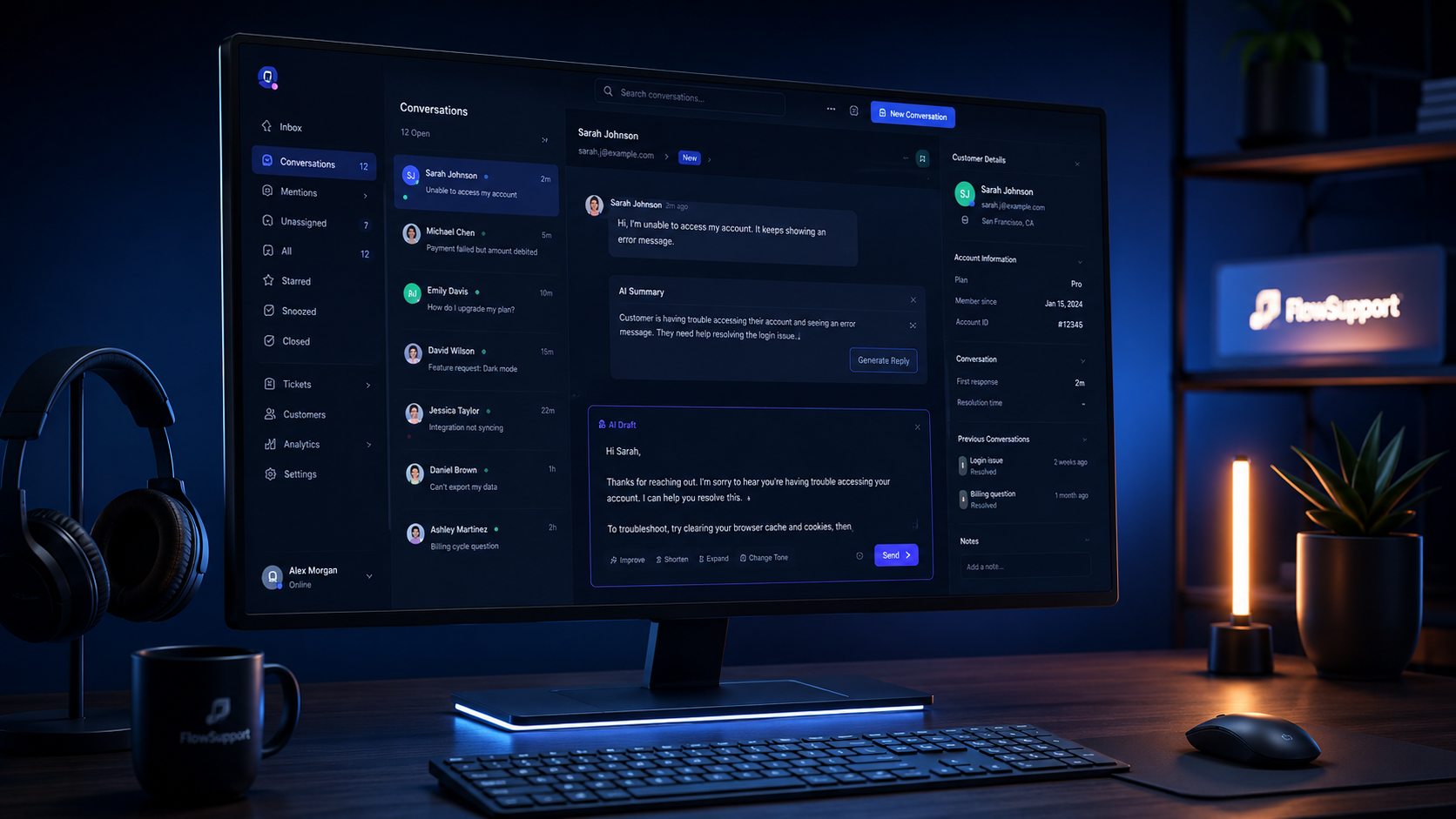 TeleCalendar support automatisering